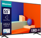 Hisense 55A6KTUK 55" Smart 4K Ultra HD HDR LED TV TV Hisense