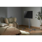 Manhattan 34" - 55" Compact Height-Adjustable TV Cart / Stand | 462068 Mobile Trolley Manhattan