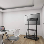 Manhattan 37" - 100" Ultra Heavy-Duty Height-Adjustable Multimedia TV Cart | 462334 Mobile Trolley Manhattan