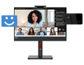 Lenovo T24mv-30 ThinkVision 23.8" 75Hz Full HD Conferencing Monitor (USB-C) | 63D7UAT3UK Desktop Monitor Lenovo