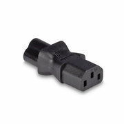 Lindy IEC C6 Cloverleaf Socket To IEC C13 3 Pin Plug Adapter | 30450 Adapter / Converter Lindy