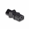 Lindy IEC C6 Cloverleaf Socket To IEC C13 3 Pin Plug Adapter | 30450