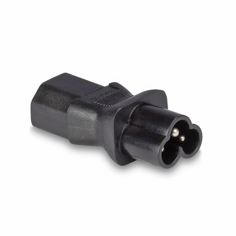 Lindy IEC C6 Cloverleaf Socket To IEC C13 3 Pin Plug Adapter | 30450 Adapter / Converter Lindy