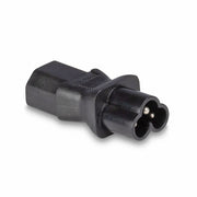 Lindy IEC C6 Cloverleaf Socket To IEC C13 3 Pin Plug Adapter | 30450 Adapter / Converter Lindy