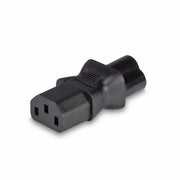 Lindy IEC C6 Cloverleaf Socket To IEC C13 3 Pin Plug Adapter | 30450 Adapter / Converter Lindy