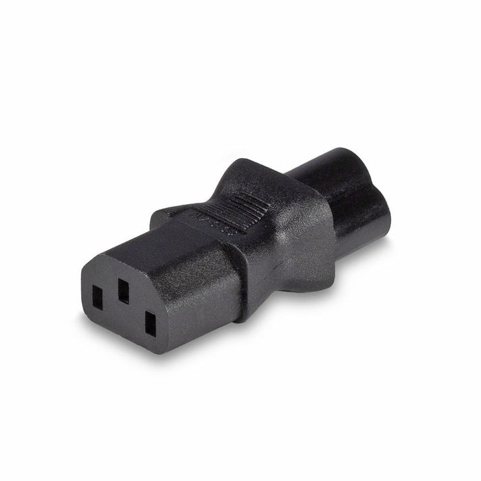 Lindy IEC C6 Cloverleaf Socket To IEC C13 3 Pin Plug Adapter | 30450 Cable Gender Changers Lindy