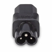 Lindy IEC C6 Cloverleaf Socket To IEC C13 3 Pin Plug Adapter | 30450 Adapter / Converter Lindy