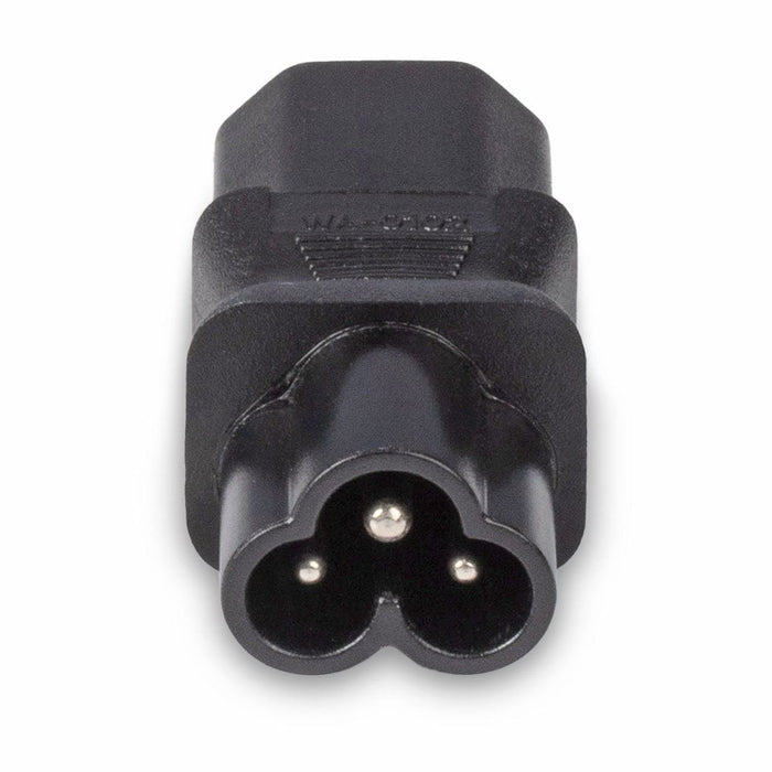 Lindy IEC C6 Cloverleaf Socket To IEC C13 3 Pin Plug Adapter | 30450 Cable Gender Changers Lindy