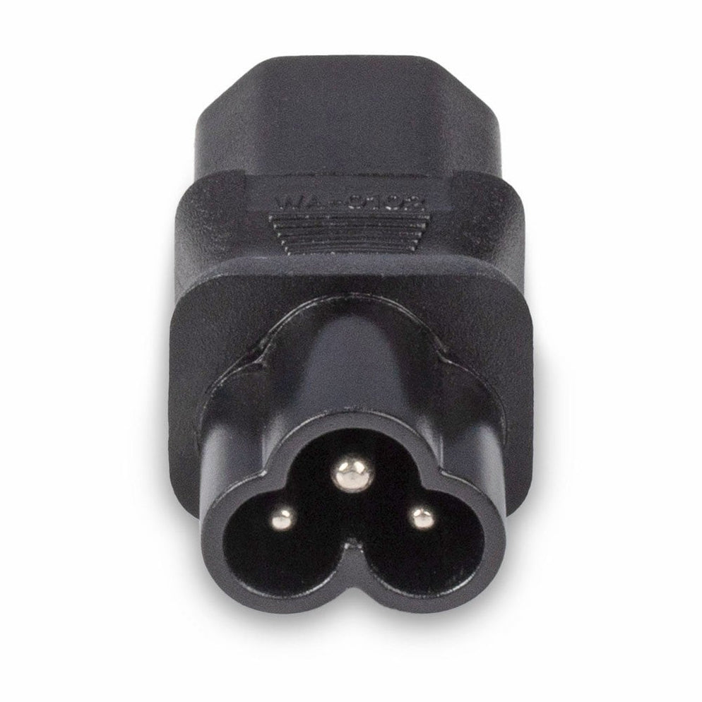 Lindy IEC C6 Cloverleaf Socket To IEC C13 3 Pin Plug Adapter | 30450 ...