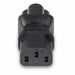 Lindy IEC C6 Cloverleaf Socket To IEC C13 3 Pin Plug Adapter | 30450 Cable Gender Changers Lindy