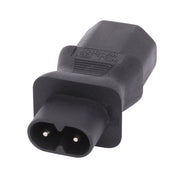 Lindy IEC C8 Figure 8 Socket to IEC C13 3 Pin Plug Adapter | 30451 Adapter / Converter Lindy