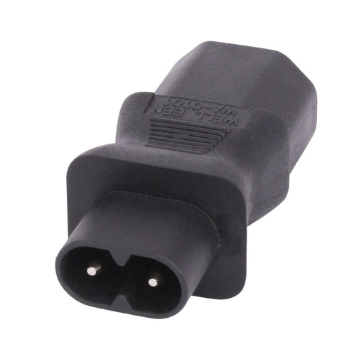 Lindy IEC C8 Figure 8 Socket to IEC C13 3 Pin Plug Adapter | 30451 Adapter / Converter Lindy