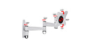 Multibrackets VESA Flexarm 360 II TV Wall Mount - 15" to 32" Screen Wall Mount Bracket Multibrackets