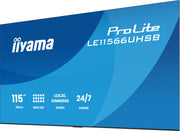 iiyama ProLite LE11566UHSB-B1AG 115" 4K Ultra HD Digital Signage Display Digital Signage Display iiyama