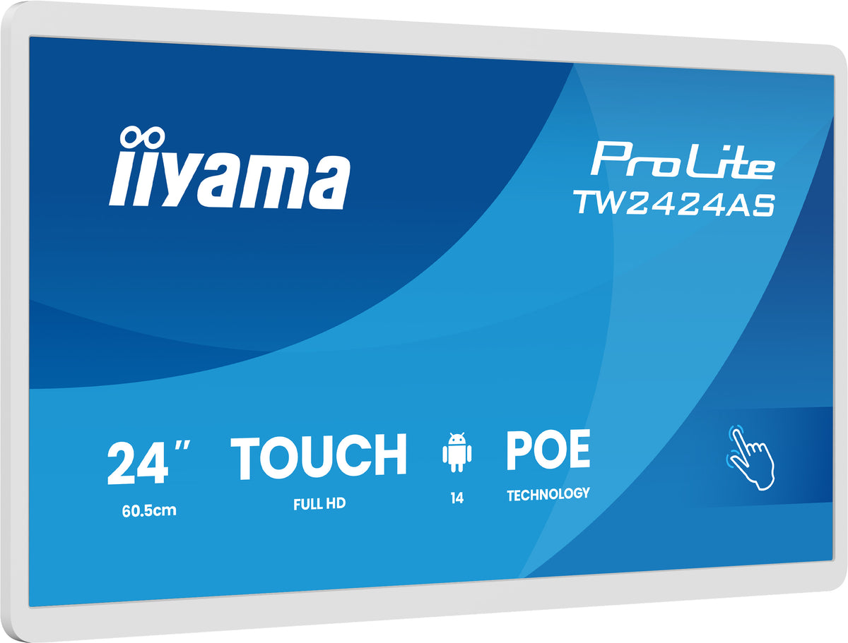 iiyama ProLite TW2424AS-W3P 24” Full HD In-cell PCAP 10pt Interactive Touch Panel PC Touchscreen Computer iiyama