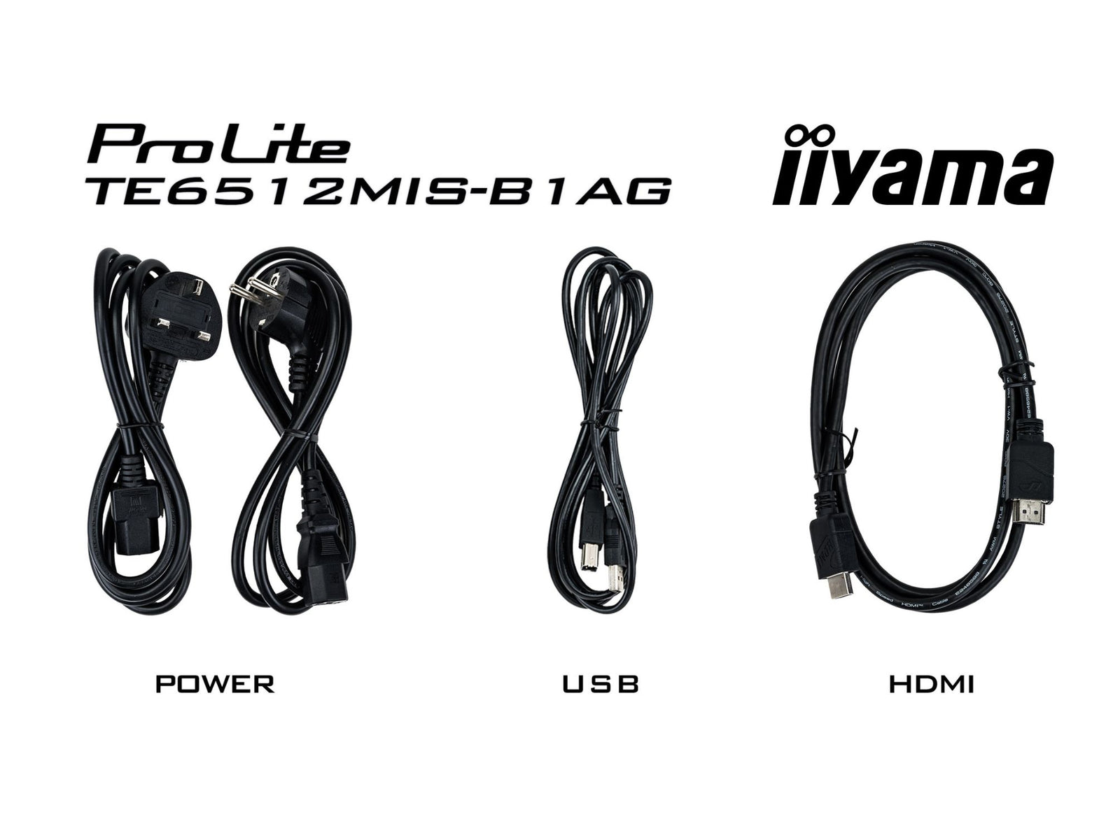 iiyama ProLite TE6512MIS-B1AG 65" 4K UHD Interactive Touch Screen Display Interactive Touchscreen Display iiyama