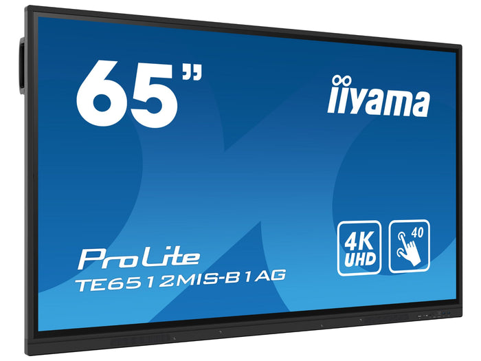 iiyama ProLite TE6512MIS-B1AG 65" 4K UHD Interactive Touch Screen Display Interactive Touchscreen Display iiyama