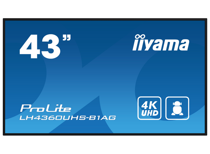 iiyama ProLite LH4360UHS-B1AG 43" 4K UHD Professional Digital Signage Display Digital Signage Display iiyama