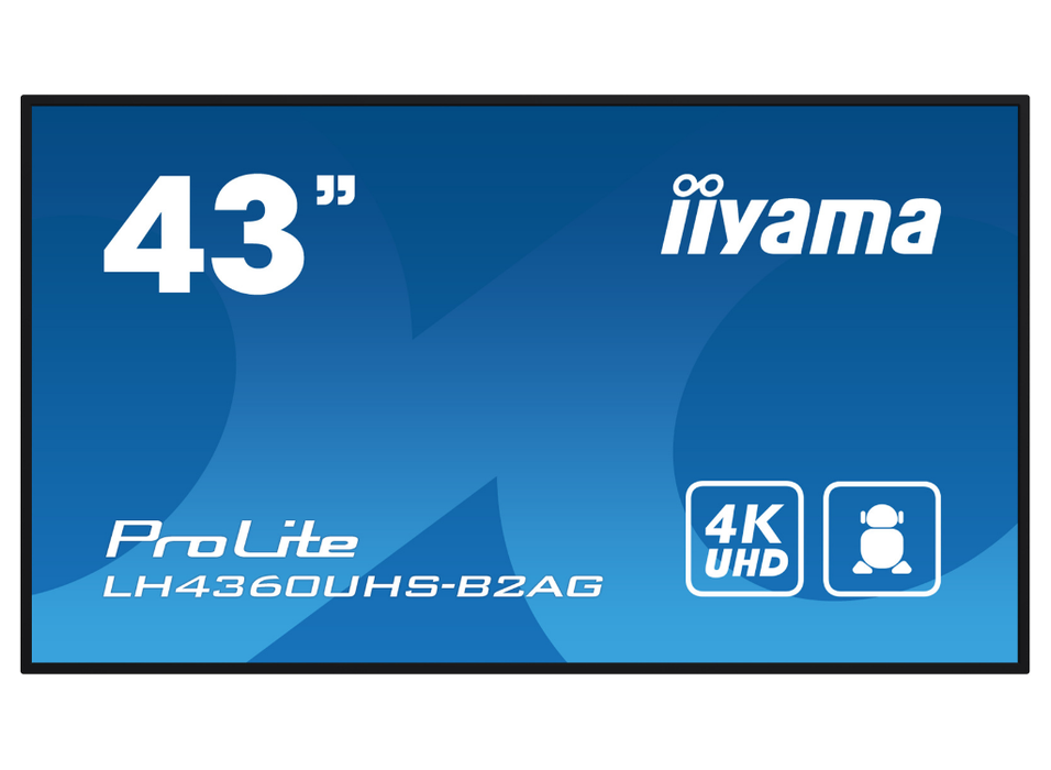 iiyama ProLite LH4360UHS-B2AG 43" 4K Ultra HD Professional Digital Signage Display - (OPEN BOX) iiyama Large Format Displays iiyama