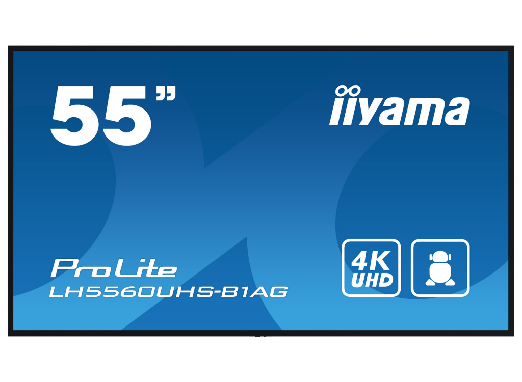 iiyama ProLite LH5560UHS-B1AG 55" 4K UHD Professional Digital Signage Display - Open Box Digital Signage Display iiyama