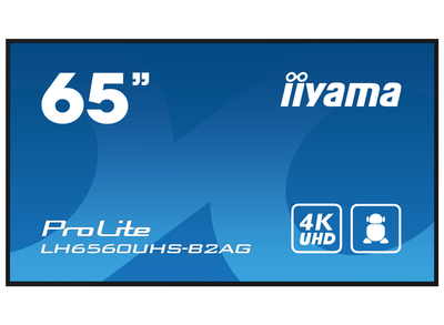 iiyama ProLite LH6560UHS-B2AG 65" 4K Ultra HD Professional Digital Signage Display iiyama Large Format Displays iiyama