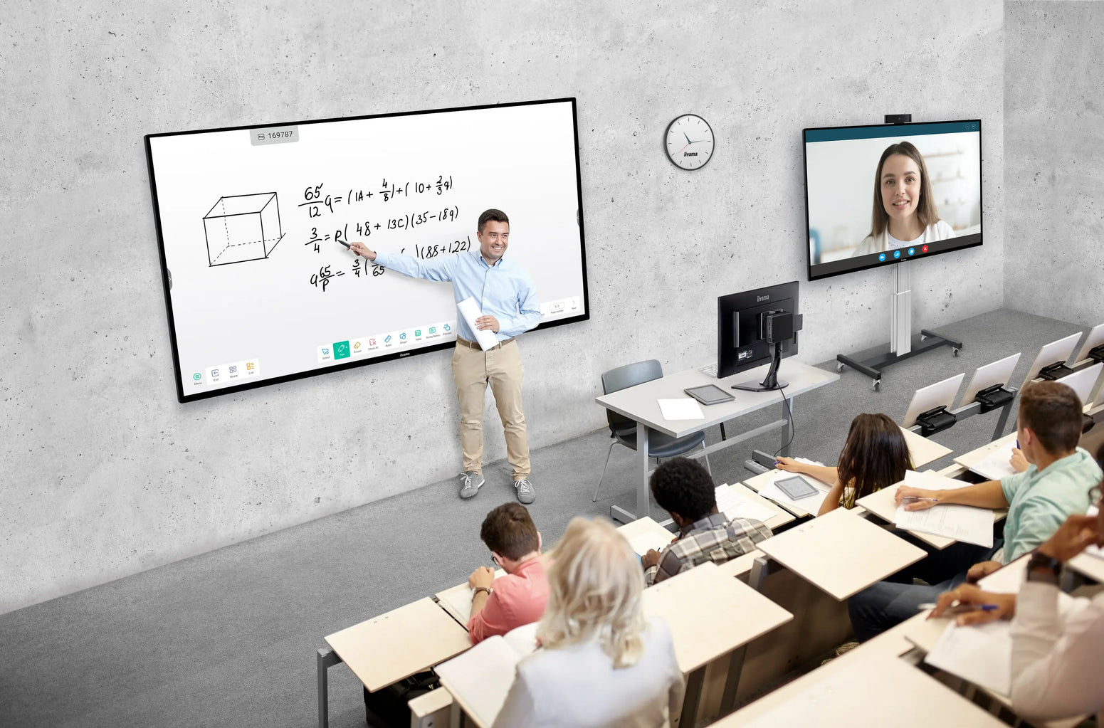 iiyama interactive classroom display solutions for education
