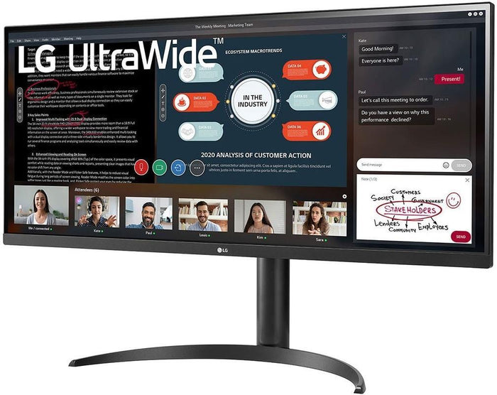 LG 34WP550 34" 21:9 UltraWide™ Full HD 75Hz IPS Monitor with AMD FreeSync™ Desktop Monitor LG