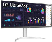 LG 34" 21:9 UltraWide™ Full HD 100Hz IPS Monitor | 34WQ650-W.AEK Desktop Monitor LG