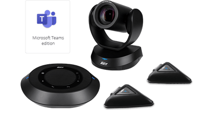 AVer VC520 Pro Teams Edition 1080P 12x Zoom USB Camera and Speaker Microphone Kit Aver Conference Camera Aver