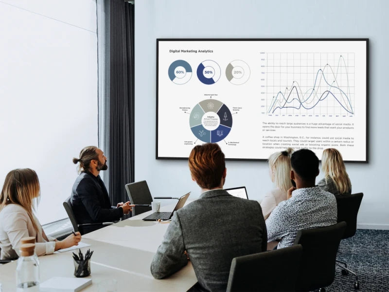 ViewSonic CDE9830 98" 4K Ultra HD Android Presentation Display Digital Signage Display ViewSonic