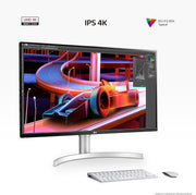 LG 31.5" UHD 4K 60Hz (3840x2160) HDR IPS Monitor | 32UN650P-W Desktop Monitor LG