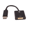 V7 DisplayPort 1.2 Male to DVI-I Female Adapter 1080P FHD Black - CBLDPDVI-1E
