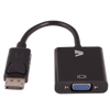 V7 DisplayPort 1.2 Male to VGA Female Adapter 1080P FHD Black | CBLDPVGA-1E