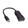 V7 USB-C Male to DisplayPort 1.2 Female 21.6 Gbps 4K UHD - V7UCDP-BLK-1E