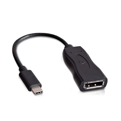 V7 USB-C Male to DisplayPort 1.2 Female 21.6 Gbps 4K UHD - V7UCDP-BLK-1E