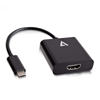 V7 USB-C Male to HDMI1.4 Female 4K UHD - V7UCHDMI-BLK-1E