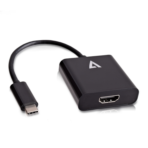 V7 USB-C Male to HDMI1.4 Female 4K UHD - V7UCHDMI-BLK-1E