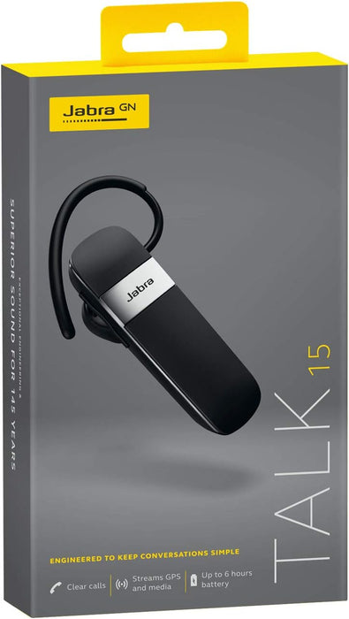 Jabra Talk 15 Mono In-Ear Wireless Headset