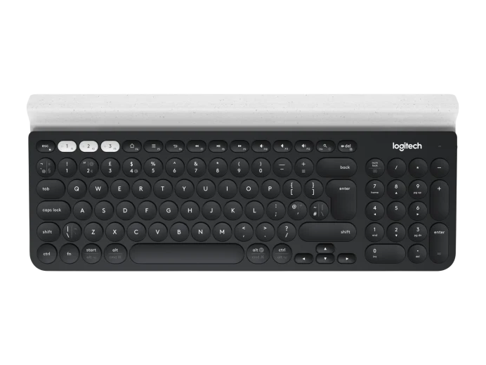 Logitech K780 Multi-Device Wireless Desktop Keyboard (White Speckled) UK English | 920-008041