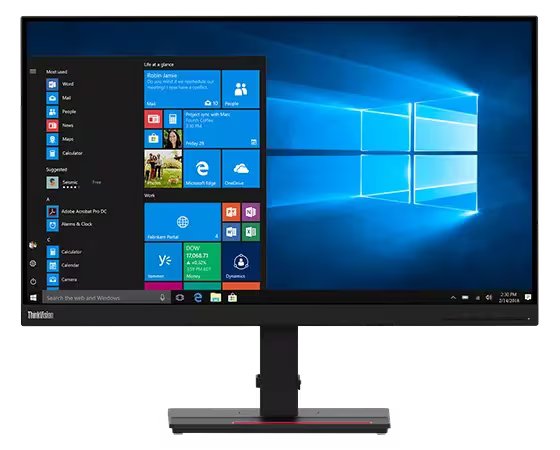 Lenovo ThinkVision T27h-2L 27 Inch QHD 60Hz USB-C Docking Monitor Desktop Monitor Lenovo