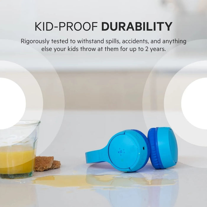 Belkin Wireless On-Ear Headphones for Kids | AUD002BTBL