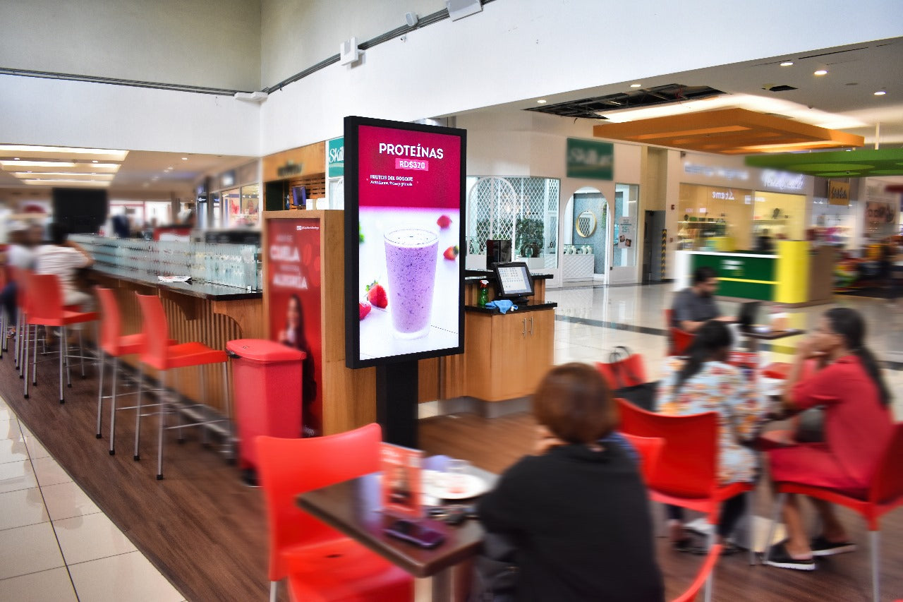 Multibrackets M Pro Series - Enclosure 55" Kiosk Black Signage Display Enclosures Multibrackets
