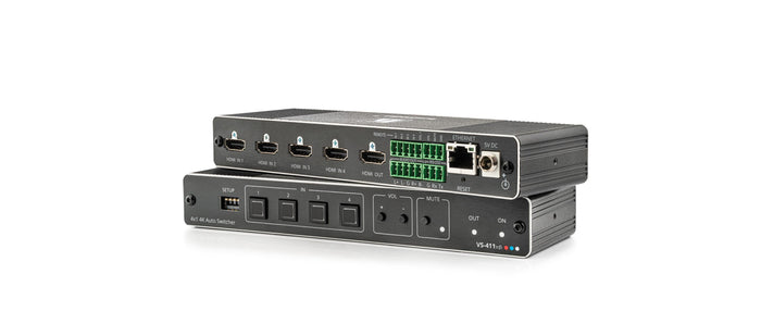 Kramer Electronics VS-411XS 4x1 4K HDR HDMI Intelligent Auto Switcher Video Switch Kramer