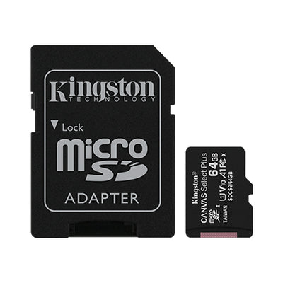 Kingston Canvas Select Plus microSD Card SDCS2/32 GB Class 10 Kingston MicroSD Card Kingston