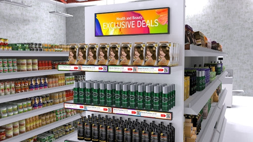 LCD Shelf Edge Touch Display High Brightness Digital Signage ScreenMoove