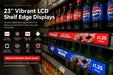 LCD Shelf Edge Touch Display High Brightness Digital Signage ScreenMoove