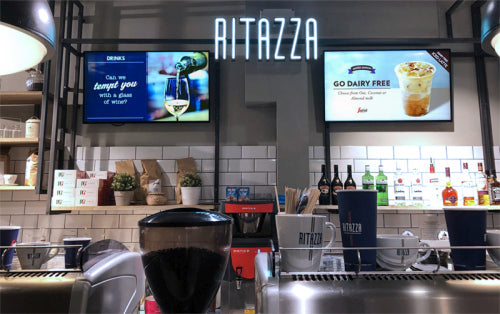43” High Vibrance Android Advertising Display Screen | 700 cd/m2 Brightness High Brightness Digital Signage ScreenMoove