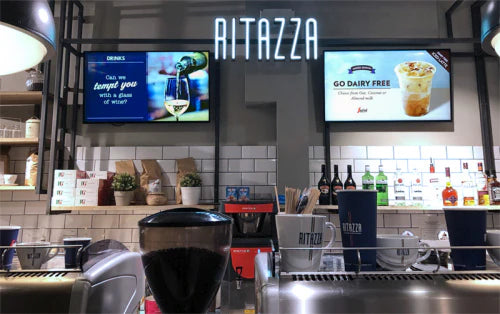 43” High Vibrance Android Advertising Display Screen | 700 cd/m2 Brightness High Brightness Digital Signage ScreenMoove