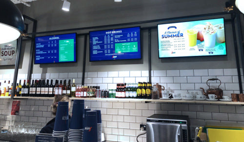 55" High Vibrance Android Advertising Displays | 700 cd/m2 Brightness High Brightness Digital Signage ScreenMoove