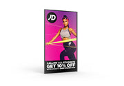 55" High Vibrance Android Advertising Displays | 700 cd/m2 Brightness High Brightness Digital Signage ScreenMoove